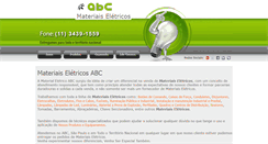 Desktop Screenshot of materiaiseletricosabc.com.br